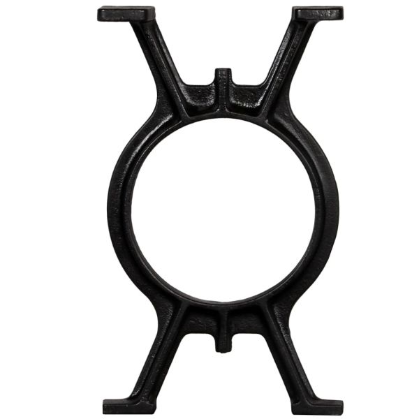 Крака за пейка, 2 бр, O-образни, чугун