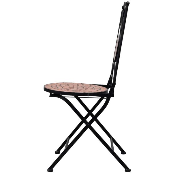 Бистро комплект мозайка 3 части керамика цвят теракота