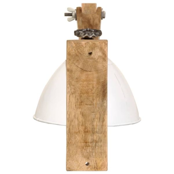 Стенни лампа, 25 W, бяла, E27