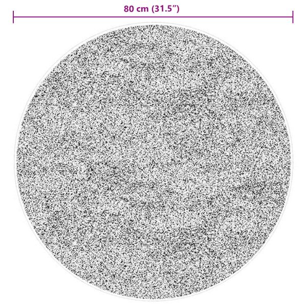 Килими за помещение Кръгла HUARTE Кафяво Ø 80 СМ