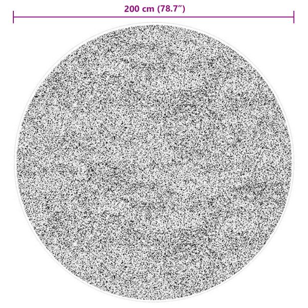 Килими за помещение Кръгла HUARTE Кафяво Ø 200 СМ
