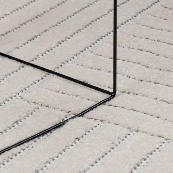 Килими за помещение Квадратна HUARTE Крем 200 x 200 cm