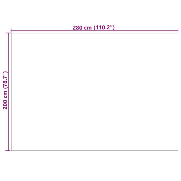 Килими за помещение HUARTE Антрацит 280 x 200 см Полиестер