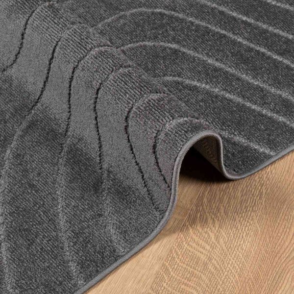 Килими за помещение Квадратна Антрацит 200 x 200 cm