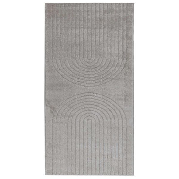 Килими за помещение Правоъгълна Сив 150 x 80 cm