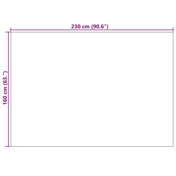 Килими за помещение HUARTE Сив 230 x 160 см Полиестер