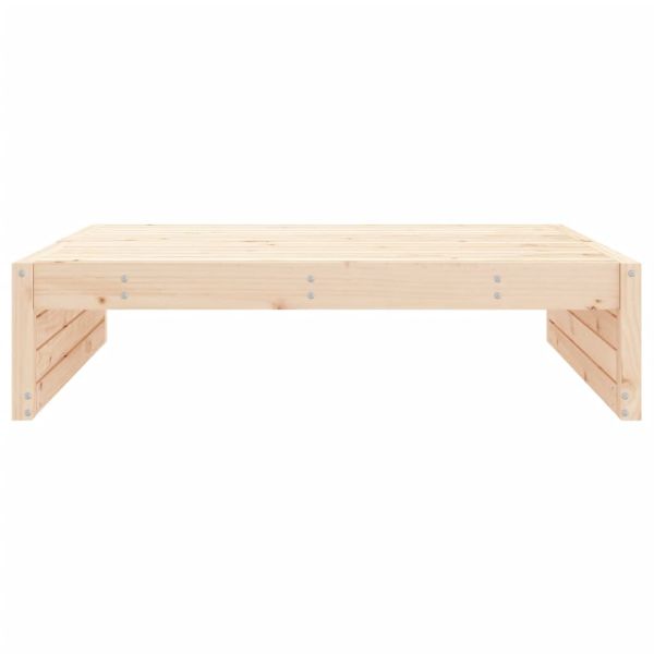 Градинска табуретка, 120x80 см, борова дървесина масив