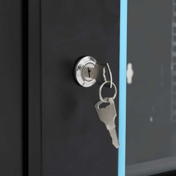 4U сървърен шкаф за стенен монтаж, 19", IP20, 53x40x21 см