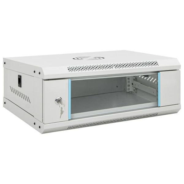 4U сървърен шкаф за стенен монтаж, 19", IP20, 53x40x21 см