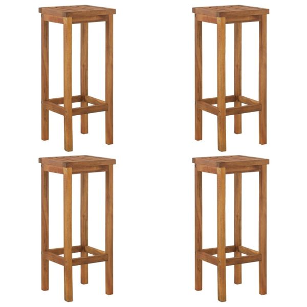 Градински бар комплект от 5 части, акация масив