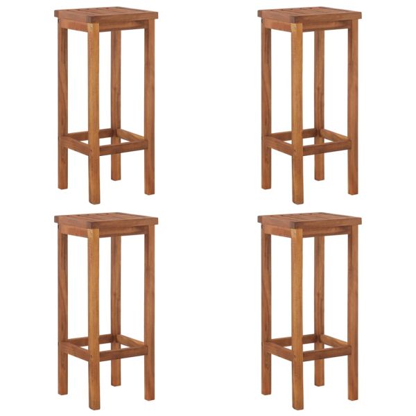 Градински бар комплект от 5 части, акация масив