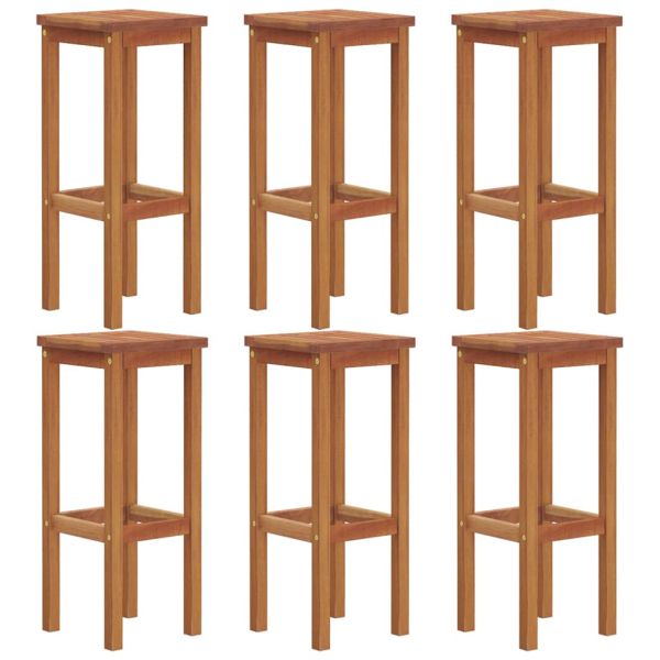 Градински бар комплект от 7 части, акация масив