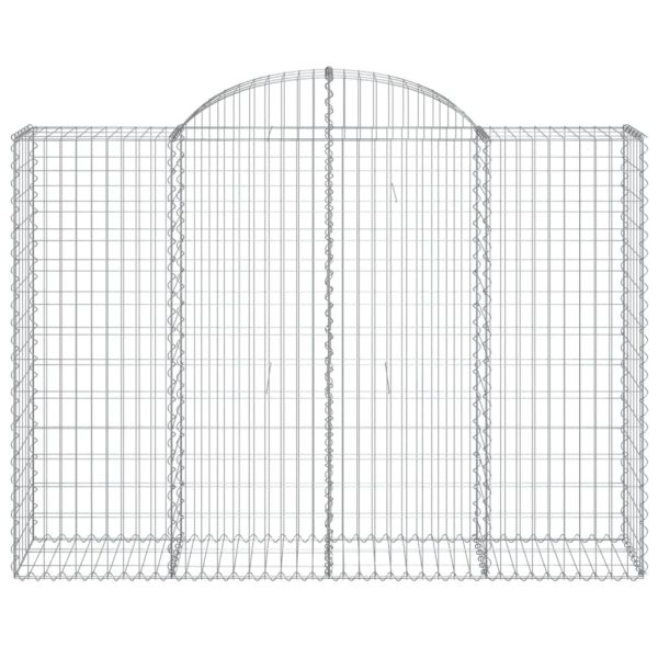 Габионни кошници арка 5 бр 200x50x140/160 см поцинковано желязо