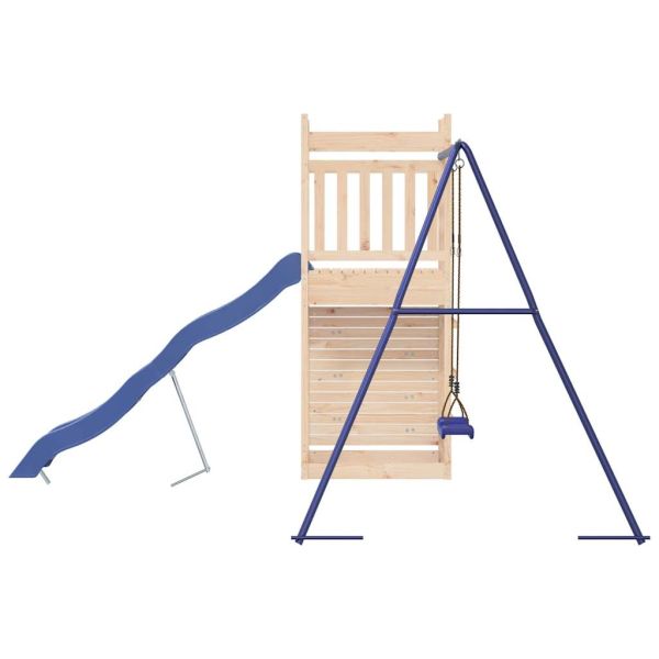 Комбинирано детско съоръжение за игра на открито, бор масив