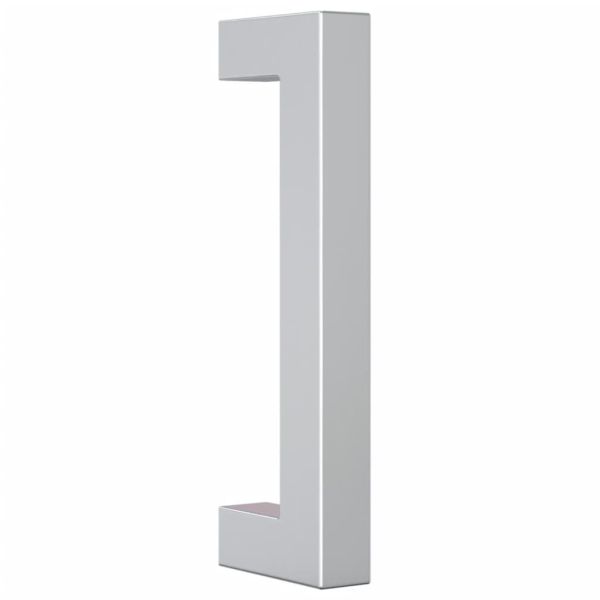 Дръжки за шкафове, 20 бр, сребристи, 96 мм, неръждаема стомана