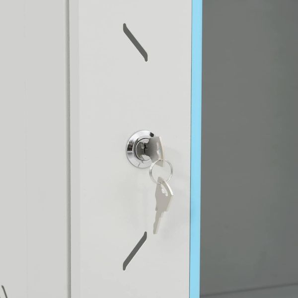 15U сървърен шкаф, 19", IP20, сив, 60x45x86 см