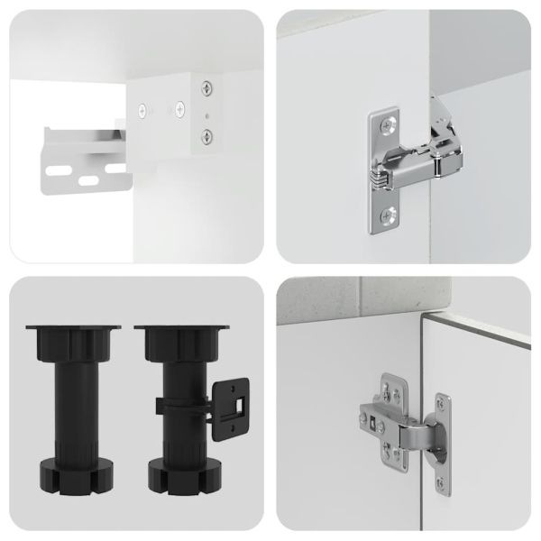 Комплект кухненски шкафове от 8 части Kalmar, инженерно дърво