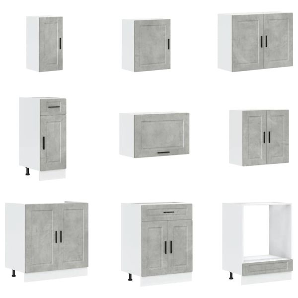 Комплект кухненски шкафове от 14 части Porto, инженерно дърво