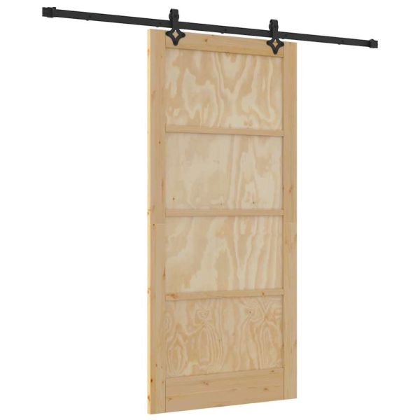 Преплъзваща се врата ORKDAL Кафяво 93 x 202 см