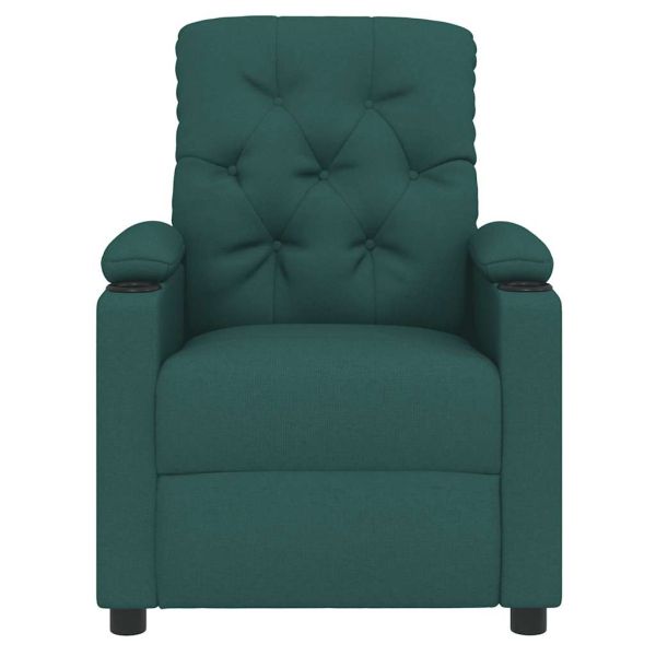 Наклоняем стол, тъмнозелен, текстил