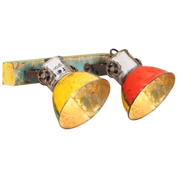 Индустриална лампа за стена, многоцветна, 45x25 см, E27