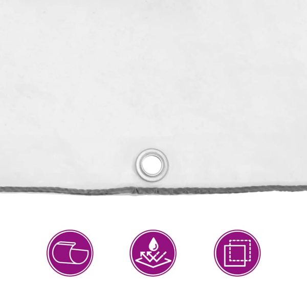 Прозрачен брезент с капси 5x8 m Полиетилен