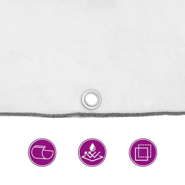 Прозрачен брезент с капси 6x8 m Полиетилен