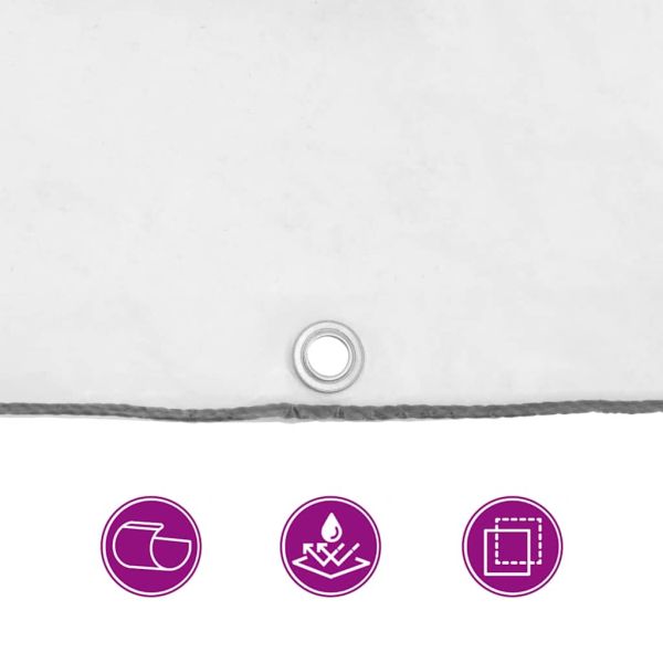 Прозрачен брезент с капси 10x12 m Полиетилен