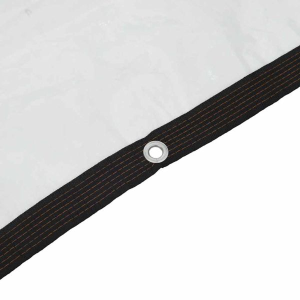 Прозрачен брезент с капси 2х6 м Полиетилен