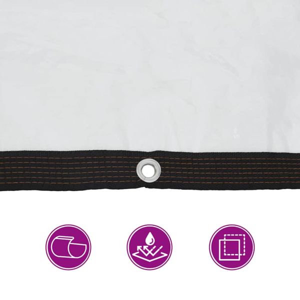 Прозрачен брезент с капси 5x10 m Полиетилен