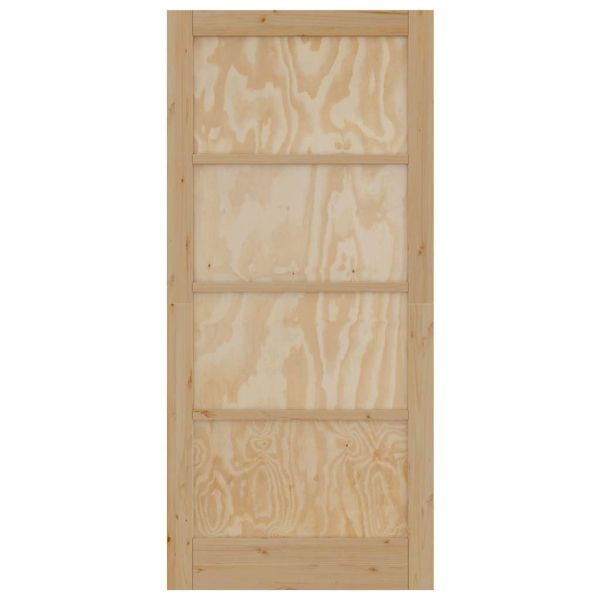 Вътрешна врата Кафяво 93 x 202 см Шперплат