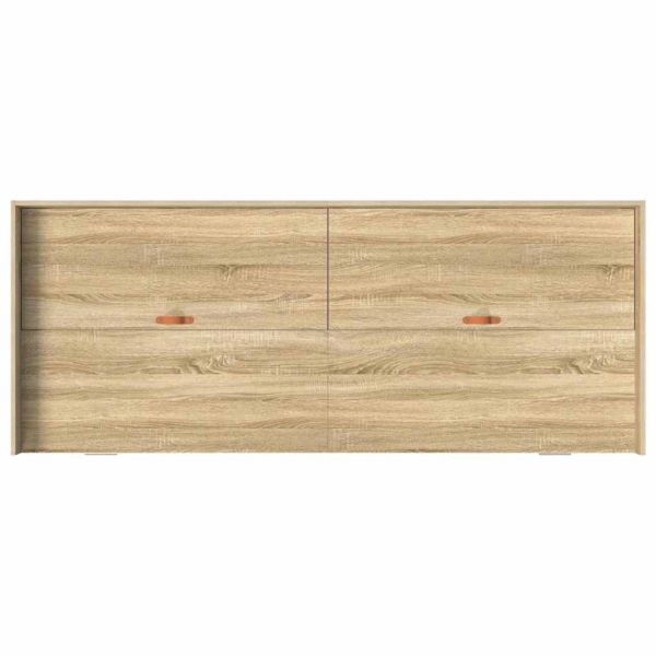 Рамка за легло Сонома дъб 100 x 200 cm Инженерно дърво