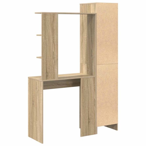 Бюро 2 pcs Сонома дъб