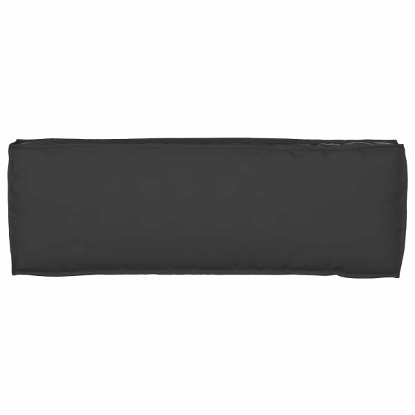 Комплект възглавници за палет 2 pcs Черно 120 x 40 x 8 см