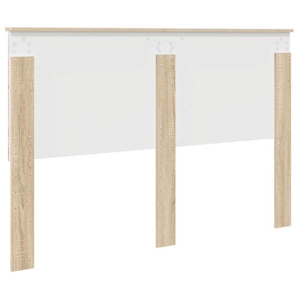 Облегалка за глава с таблото Сонома дъб 150 cm Инженерно дърво