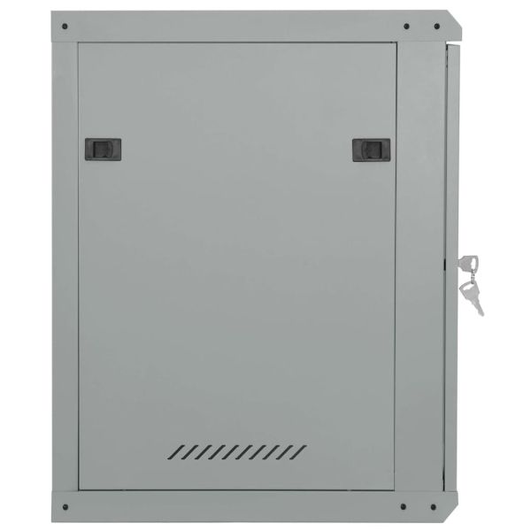 Мрежов кабинет със съхранение Сив 53 x 60 x 60 см Стомана