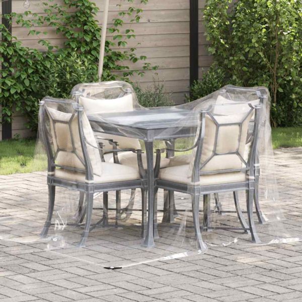 Прозрачен брезент с капси 2x3 m PVC