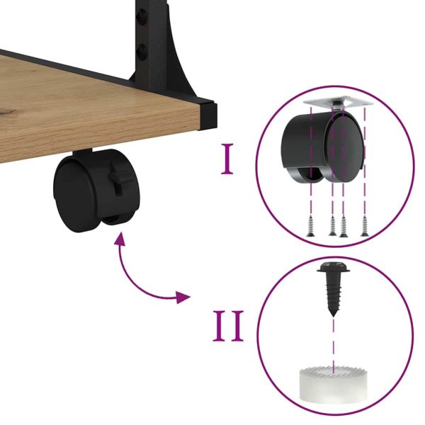 Стойка за принтер Дъб 43 x 48 x 64 см Инженерно дърво