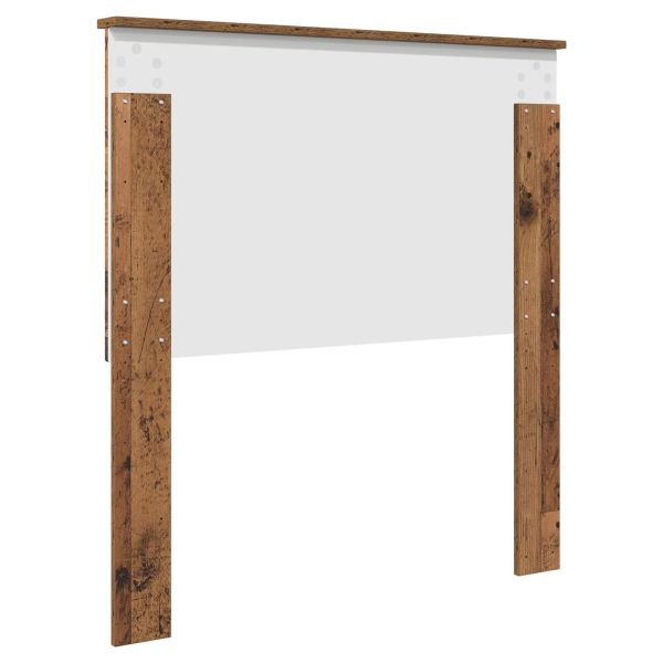 Облегалка за глава с таблото Старо дърво 75 cm Инженерно дърво