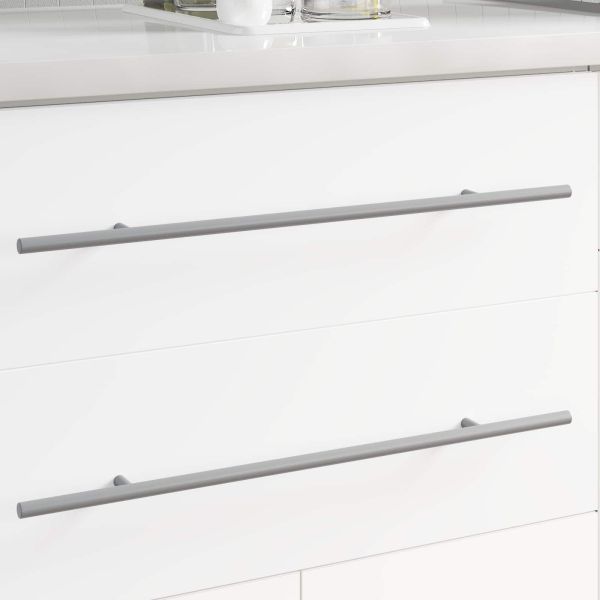 Дръжка 2 pcs Сребрист 500 mm Стомана