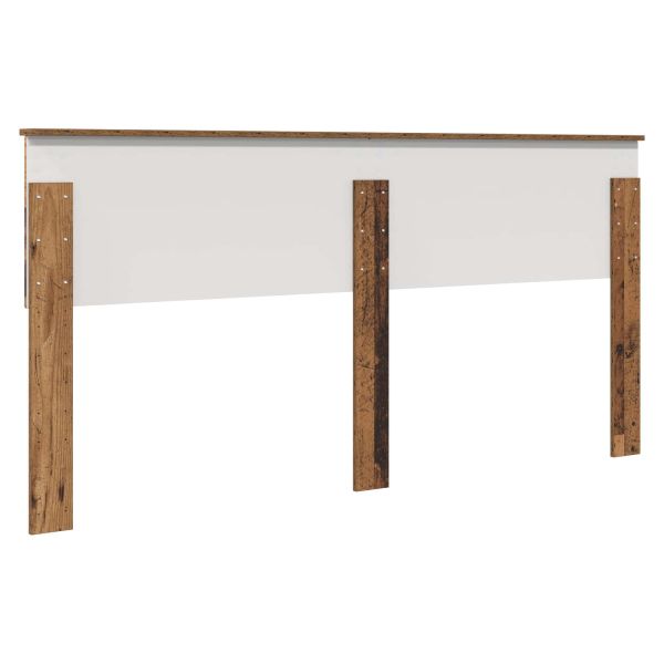 Облегалка за глава с таблото Старо дърво 140 cm Инженерно дърво