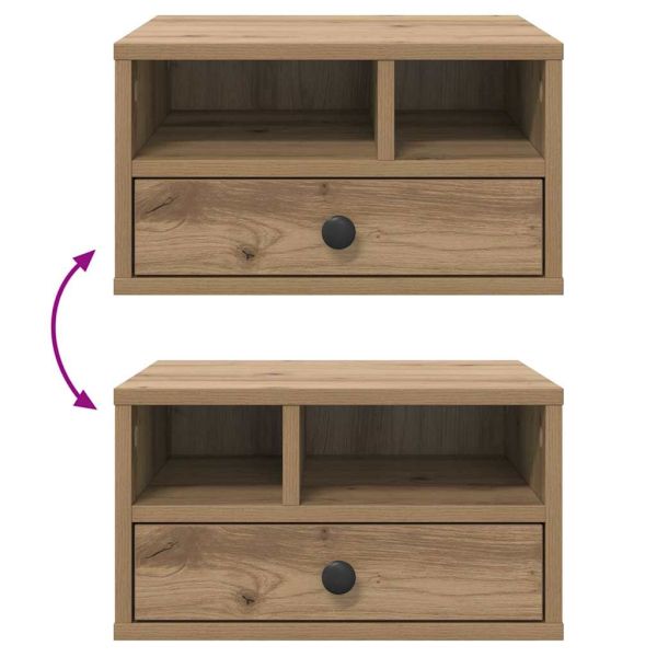 Стойка за принтер Дъб 40 x 32 x 24 см Инженерно дърво