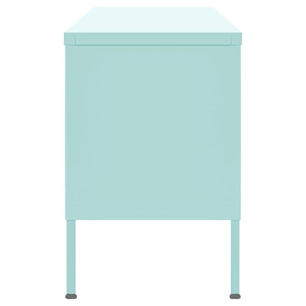 ТВ шкаф, мента, 105x35x50 см, стомана