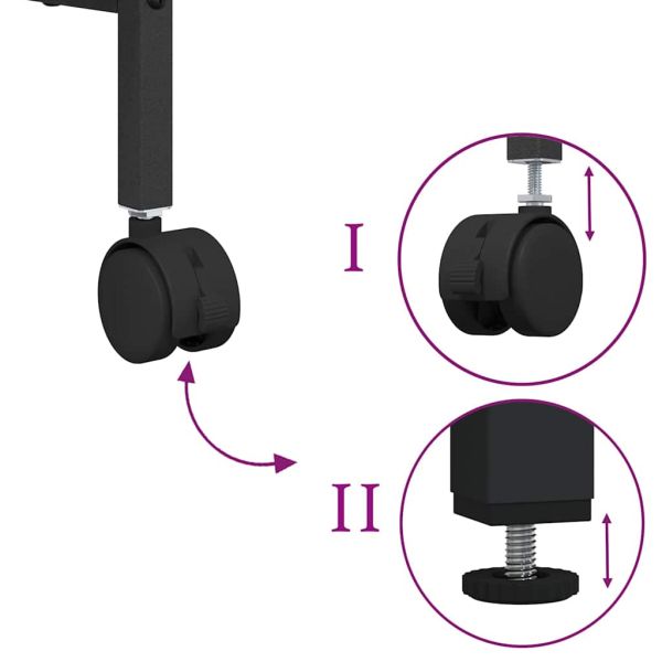 Стойка за принтер Черния дъб 50 x 40 x 38 cm Инженерно дърво