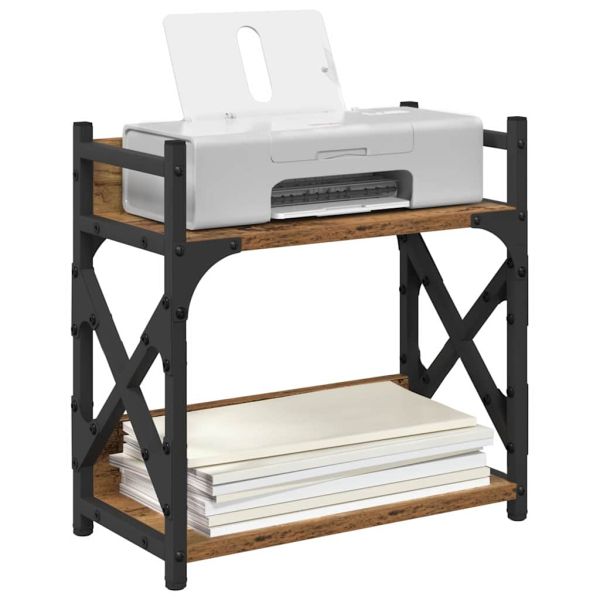 Стойка за принтер Старо дърво 40 x 20 x 40 см Инженерно дърво