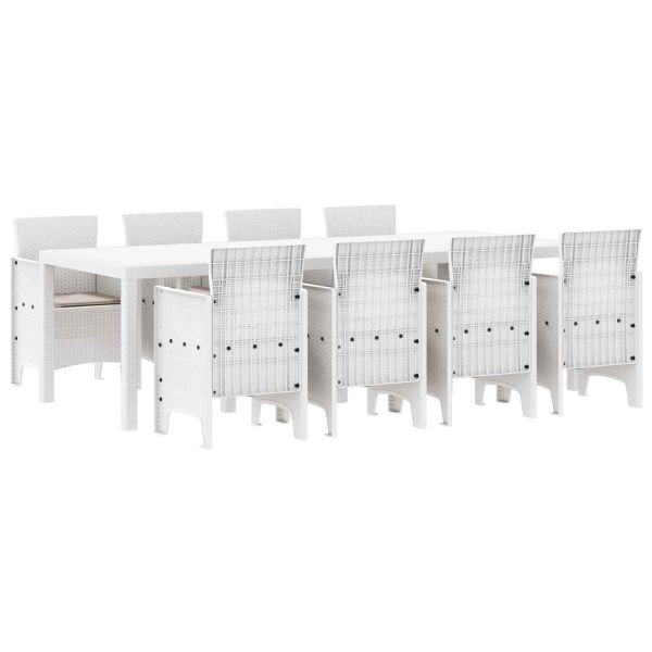 Комплект за хранене в градината 9 pcs Светлосиво Полипропилен