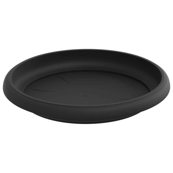 Саксии за растения 24 pcs Черно Ø 15 x 12 cm Пластмаса