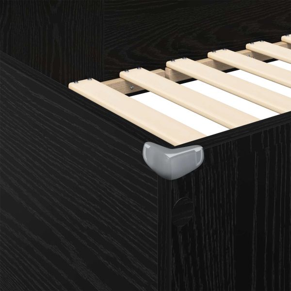 Рамка за двуетажно легло с бюро Черния дъб 90 x 190 cm