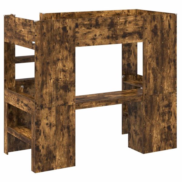 Рамка за двуетажно легло с бюро Димян дъб 90 x 190 cm