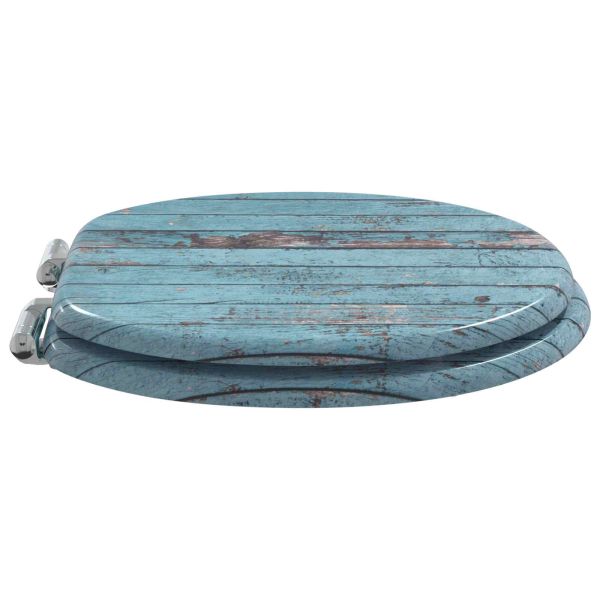 Тоалетна седалка 2 pcs Синьо 43,8 x 37,8 см ПДЧ